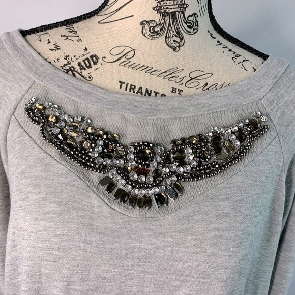 Wish & Whim beaded sweatshirt - Picture 2 of 6